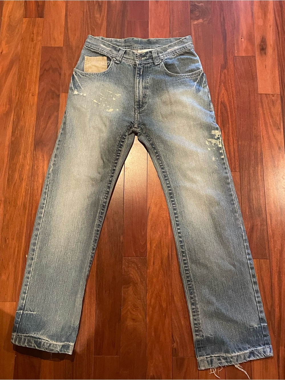 Vintage Y2K Southpole Jeans 32x34 Baggy Distressed Exposed Pocket Denim 2000s